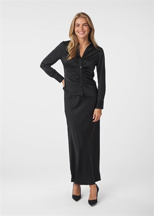 Viso heavy sateen bedaz skirt Black Neo Noir 